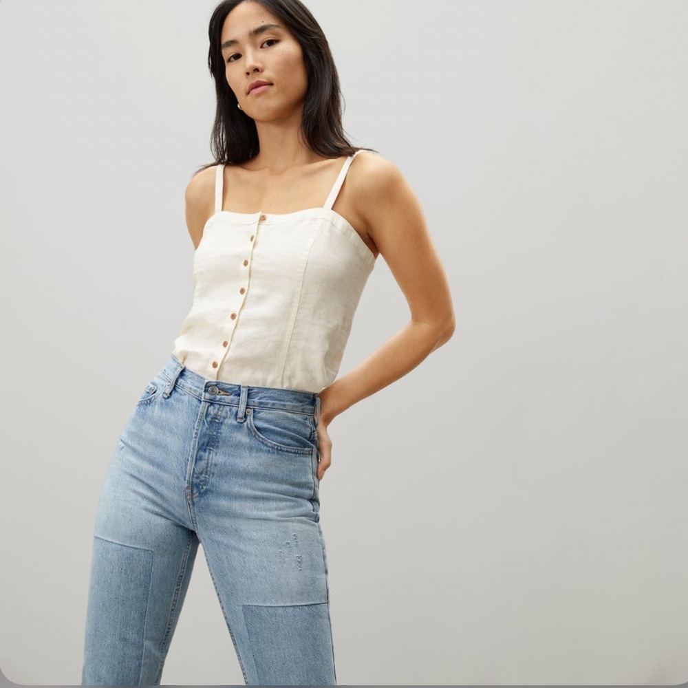 Everlane Picnic Top White 00